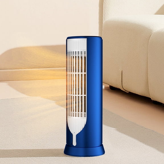 Iumwxz Vertical Heater, Circulating Heating Fan with 1000W Overheat Protection, 2 Modes for Home Office Use, Small Floor Heater with Tip Over Safety Switch and Quiet Operation Under 36 Decibels