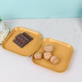 thumbnail image 1 of Iumwxz Whisker Fatigue Relief Cat Bowl Set of 2, Shallow Pet Food Container for Wet and Dry Feeding, Wide Small Tray Made from Grain Straw Fiber, Dishwasher and Microwave Safe, 1 of 6