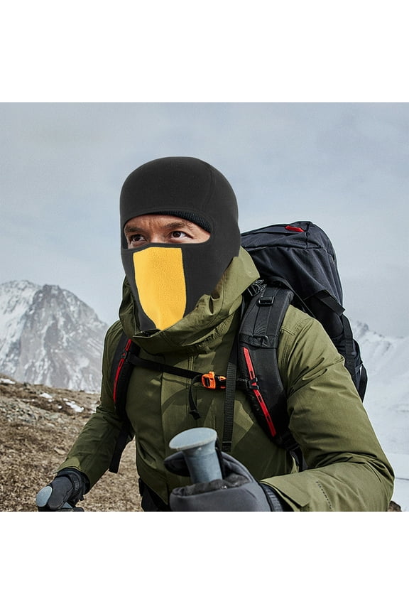 Winter Outdoor Warm Riding Mask Face Protection Neck Protection and Mouth Protection Integrated Hood Cold Fleece Hat Christmas Gift Christmas home decor christmas clearance outdoors indoor