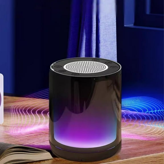 Iumwxz Wireless Bluetooth Speaker Subwoofer Home Portable Colorful Atmospheres Light Card Small Speaker Long Battery Life Surround Sound Up to 45% off home decor christmas clearance outdoors indoor