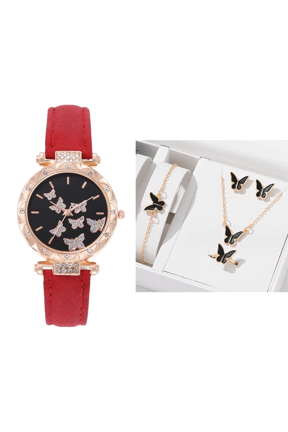 Women's Classic Watch with Luminous Night Light Display, Concise Style, Watches for Women, Includes Watch and Accessory Set,Gifts for Women