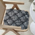 thumbnail image 1 of Iumwxz Woven Harp Throw Pillow Sofa Back Cushion Decoration Dark Gray Polyester Fleece 48x38cm 18.9x14.9in for Bed Living Room as Seat Cushion or Floor Mat, 1 of 8