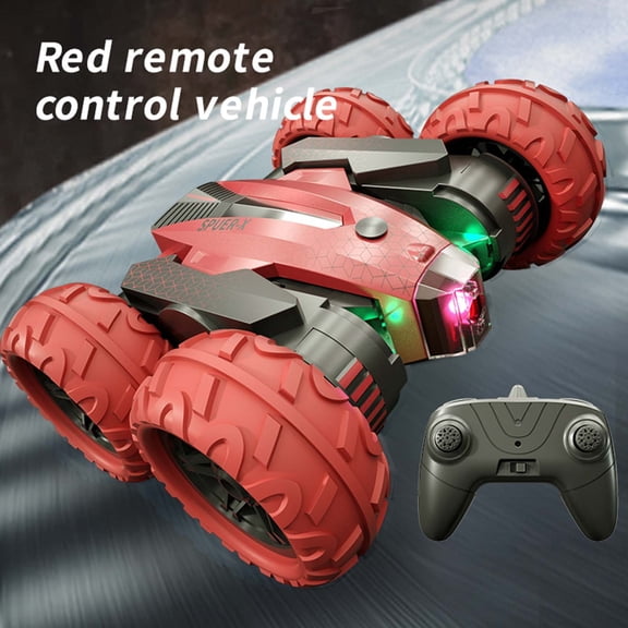 Iumwxz Xmas Gifts Rollover Stunt Car 360 Degree Double Sided Dumper Remote Control Racing off-Road Car Rechargeable 'S Toys Toys Christmas home decor christmas clearance outdoors indoor