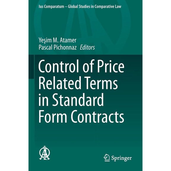 Ius Comparatum - Global Studies in Compa Control of Price Related Terms in Standard Form Contracts, Book 36, (Paperback)