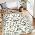 thumbnail image 1 of Ivalue Insect Area Rugs 3x5 Washable Entryway Rug Indoor Non-Slip Carpet for Living Room Low Pile Throw Rugs (Beige), 1 of 9