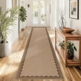 thumbnail image 1 of Ivalue 2'x 10' Hallway Runner Rug Non Slip Carpet Runners Jute Look Kitchen Rug for Hallways Bedroom Entryway Laundry Room, 1 of 8