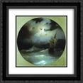 thumbnail image 1 of Ivan Aivazovsky 2x Matted 20x20 Black Ornate Framed Art Print 'Sea on a moonlit night', 1 of 2