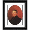 thumbnail image 1 of Ivan Aivazovsky 2x Matted 20x24 Black Ornate Framed Art Print 'Portrait of A I Kaznacheev', 1 of 2