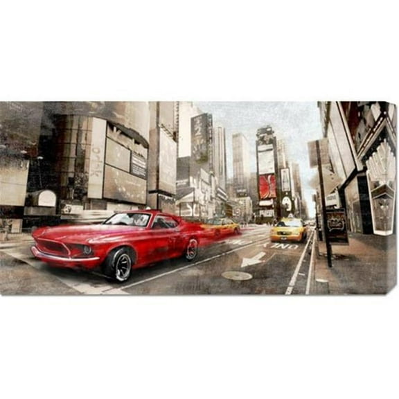 Ivan Baldo 'Red Rocket' Stretched Canvas