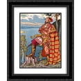 thumbnail image 1 of Ivan Bilibin 2x Matted 20x24 Black Ornate Framed Art Print 'Stepan Razin', 1 of 2