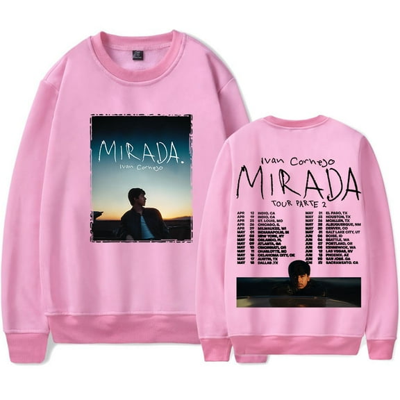 Ivan Cornejo 2025 Mirada Tour Dates Merch Crewneck Sweatshirts Cosplay Unisex Fashion Long Sleeve