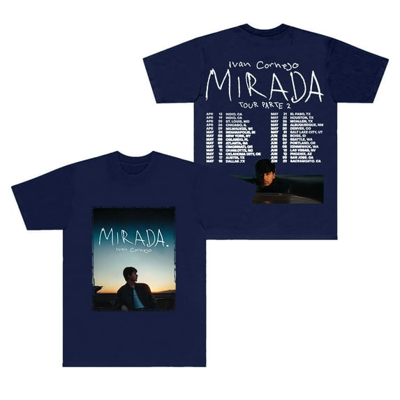 Ivan Cornejo 2025 Mirada Tour Dates Merch T-Shirts Summer Unisex Fashion Crewneck Short Sleeve Tee