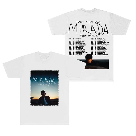 Ivan Cornejo 2025 Mirada Tour Dates Merch T-Shirts Summer Unisex Fashion Crewneck Short Sleeve Tee