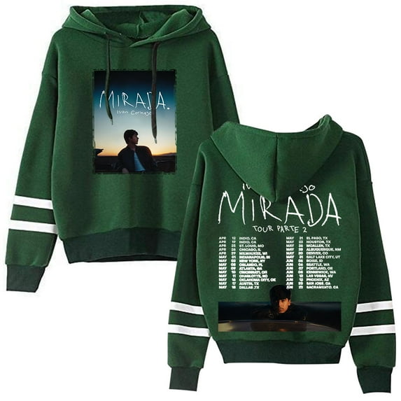 Ivan Cornejo 2025 Mirada Tour Dates Pullover Hoodies Pocketless Parallel Bars Sleeve Streetwear