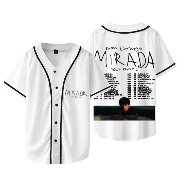 Ivan Cornejo 2025 Mirada Tour Merch Baseball Jacket Cosplay Unisex Short Sleeve Tee V-neck T-Shirts