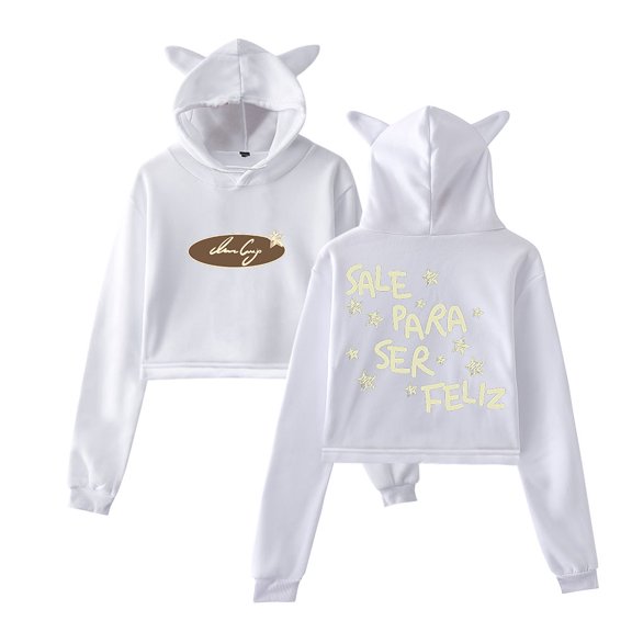 Ivan Cornejo 2025 World Tour Merch Hoodie Cat Ear Fashion Street Trend Women's Short Hoodie Sportswear