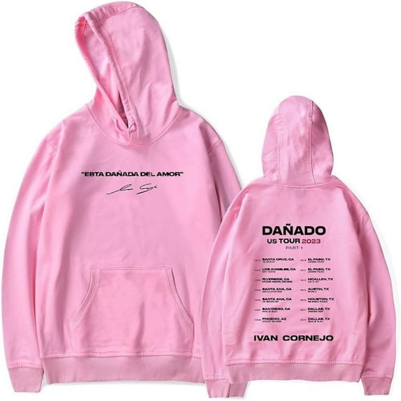 Ivan Cornejo Danado Tour Hoodie Merch Casual Hooded Sweatshirt Unisex Clothing