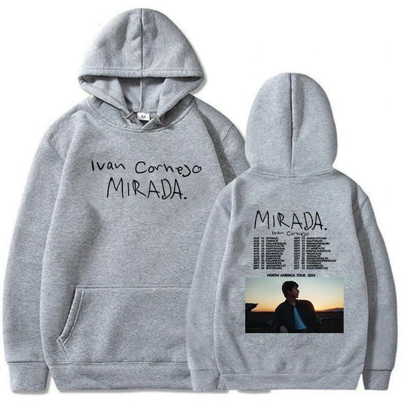 Ivan Cornejo Hoodie Mirada Tour 2024 Fashion Women/men Hoodies Harajuku Aesthetic Unisex Fleece Pullover Sweatshirt Vintage