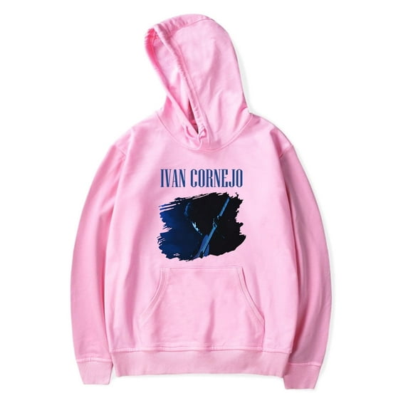 Ivan Cornejo Merch Hoodie Long Blue Guitar Graffiti Sleeve Hoodies Fashion Men Women Sweatshirt Tracksuit Pullover Coat