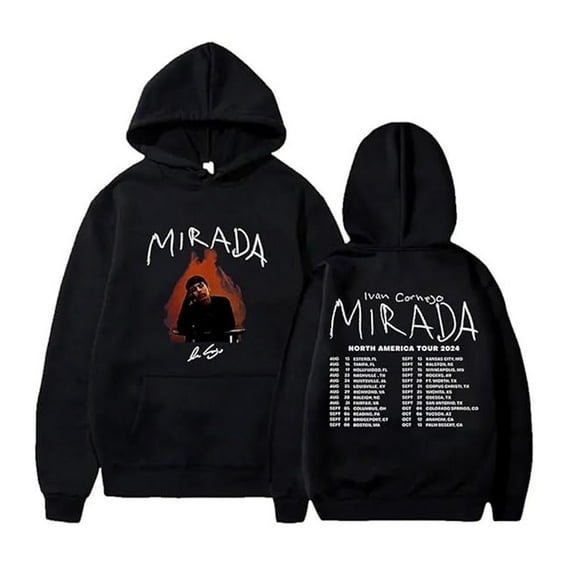 Ivan Cornejo Mirada Tour 2024 Merch Hoodies Cosplay Women Men Fashion Casual Long Sleeve Sweatshirts