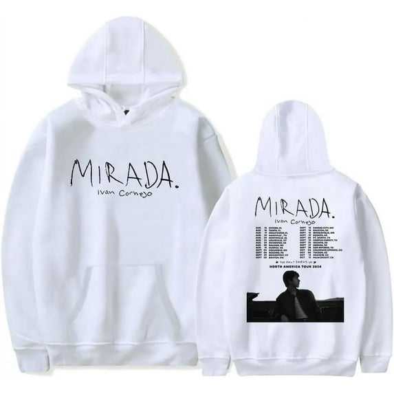 Ivan Cornejo Mirada Tour 2024 Merch Hoodies Women Men Long Sleeve Casual Sweatshirt Clothes