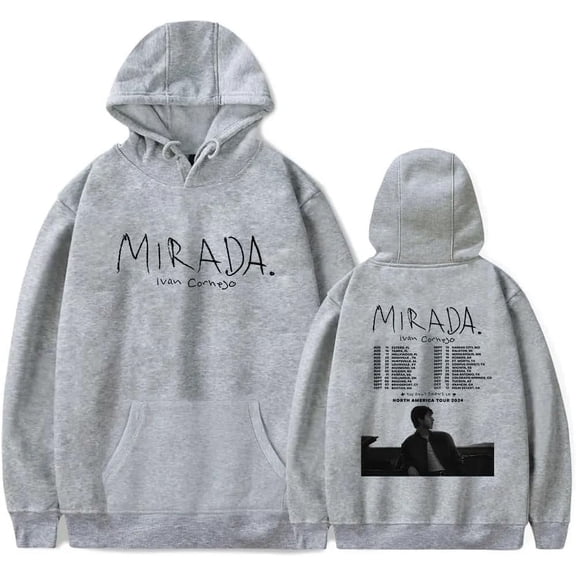 Ivan Cornejo Mirada Tour 2024 Merch Hoodies Women Men Long Sleeve Casual Sweatshirt Clothes