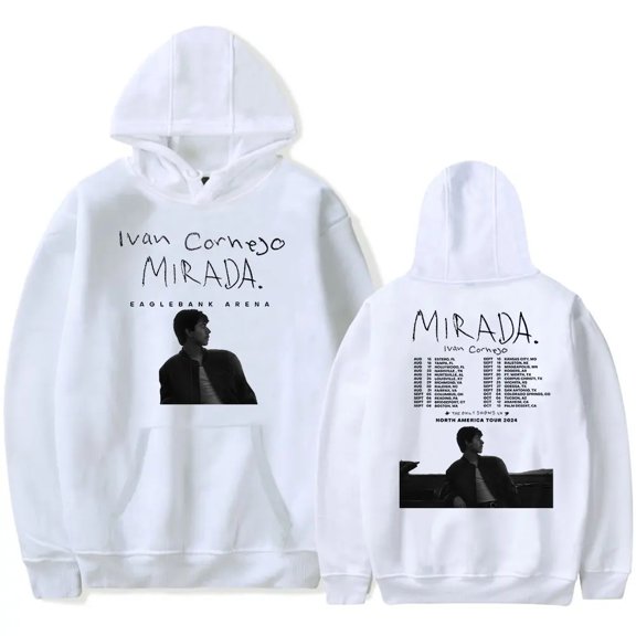 Ivan Cornejo Mirada Tour 2024 Merch Hoodies Women Men Long Sleeve Casual Sweatshirt Fashion Clothes