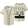 thumbnail image 1 of Ivan Cornejo Mirada Tour 2025 Merch Baseball Jacket Tee Summer Unisex Fashion Short Sleeve V-Neck T-Shirts, 1 of 6