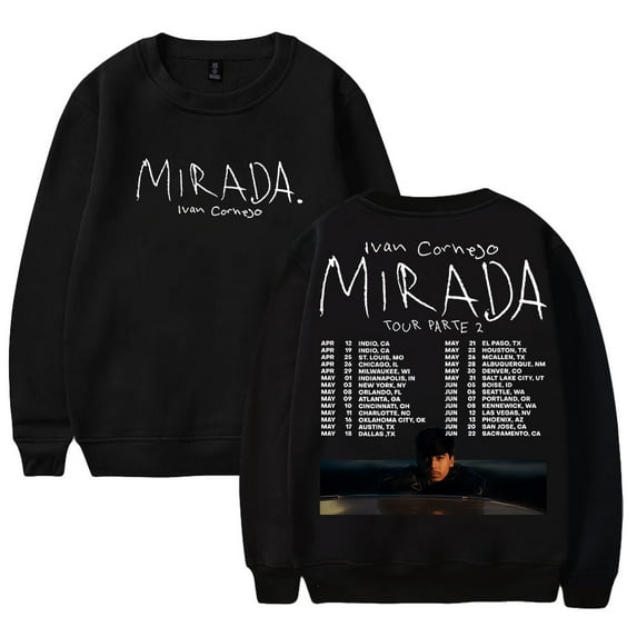 Ivan Cornejo Mirada Tour 2025 Merch Crewneck Long Sleeve Streetwear Women Men Sweatshirts