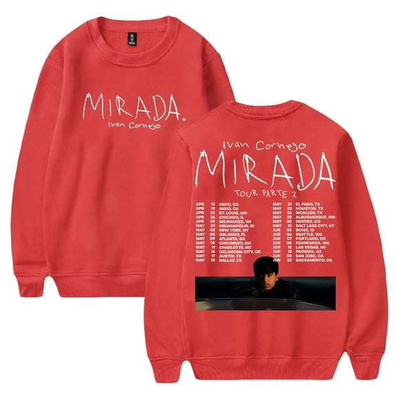 Ivan Cornejo Mirada Tour 2025 Merch Crewneck Long Sleeve Streetwear Women Men Sweatshirts