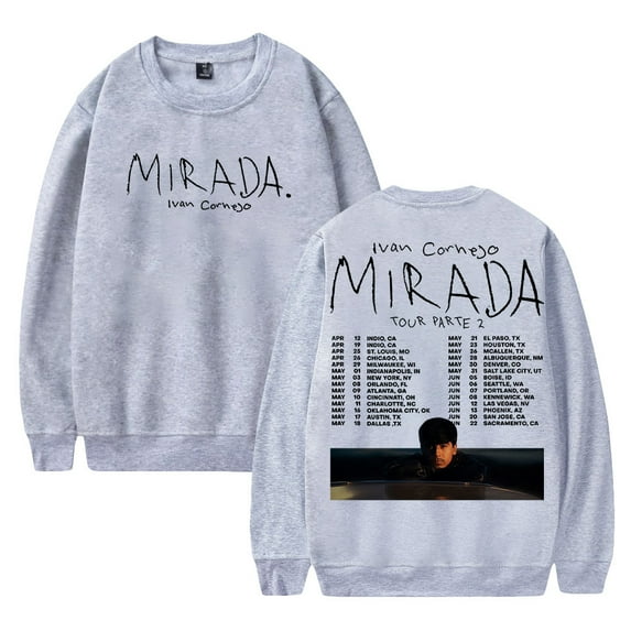 Ivan Cornejo Mirada Tour 2025 Merch Crewneck Long Sleeve Streetwear Women Men Sweatshirts