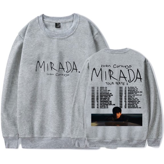 Ivan Cornejo Mirada Tour 2025 Merch Crewneck Sweatshirts Cosplay Unisex Fashion Long Sleeve Clothes