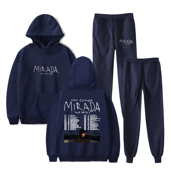 Ivan Cornejo Mirada Tour 2025 Merch Hoodies Jogger Pants Set Unisex Fashion Streetwear Sweatshirts