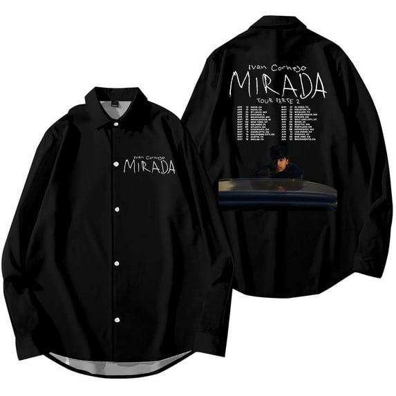 Ivan Cornejo Mirada Tour 2025 Merch Shirt Women Men Long Sleeve Casual Streetwear Clothes