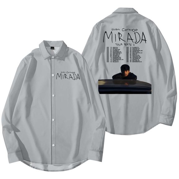 Ivan Cornejo Mirada Tour 2025 Merch Shirt Women Men Long Sleeve Casual Streetwear Clothes