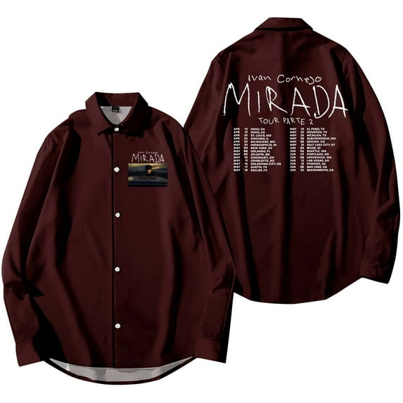 Ivan Cornejo Mirada Tour 2025 Merch Shirt Women Men Long Sleeve Casual Streetwear Fashion Clothes