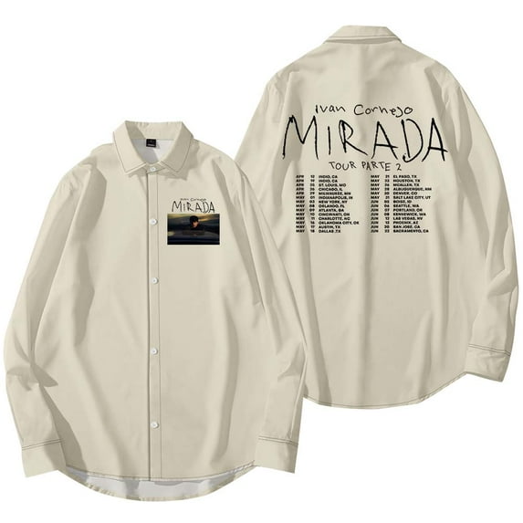 Ivan Cornejo Mirada Tour 2025 Merch Shirt Women Men Long Sleeve Casual Streetwear Fashion Clothes