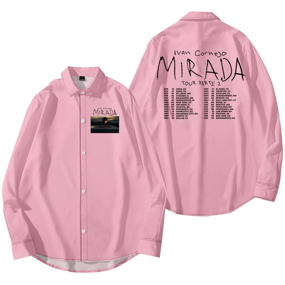 Ivan Cornejo Mirada Tour 2025 Merch Shirt Women Men Long Sleeve Casual Streetwear Fashion Clothes