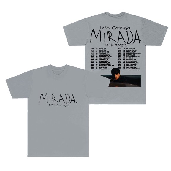 Ivan Cornejo Mirada Tour 2025 Merch T-Shirts Summer Unisex Fashion Short Sleeve Tee Crewneck