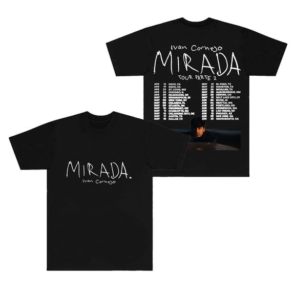 Ivan Cornejo Mirada Tour 2025 Merch T-Shirts Summer Unisex Fashion Short Sleeve Tee Crewneck