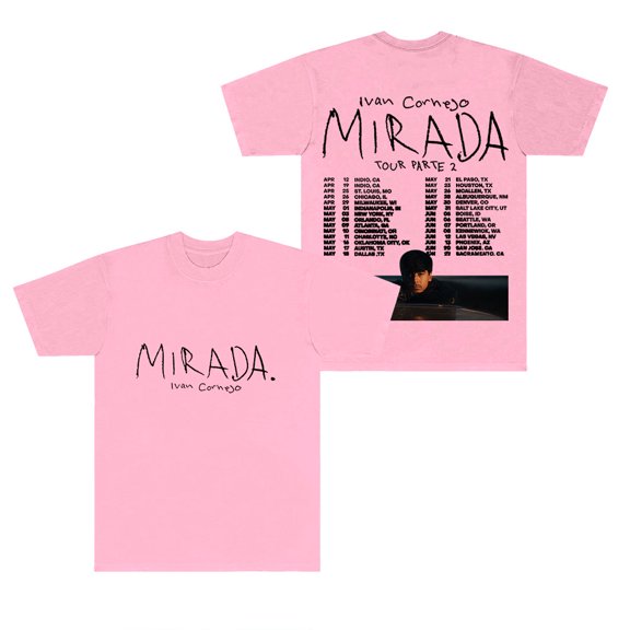 Ivan Cornejo Mirada Tour 2025 Merch T-Shirts Summer Unisex Fashion Short Sleeve Tee Crewneck