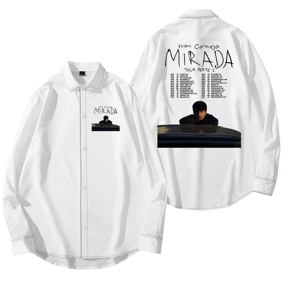 Ivan Cornejo Mirada Tour 2025 Shirt Women Men Long Sleeve Casual Streetwear Clothes