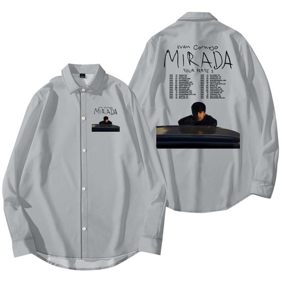 Ivan Cornejo Mirada Tour 2025 Shirt Women Men Long Sleeve Casual Streetwear Clothes