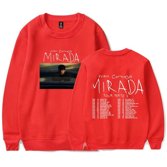 Ivan Cornejo Mirada Tour 2025 Sweatshirt Women Men Casual Crewneck Long Sleeve Pullover Fashion Clothes