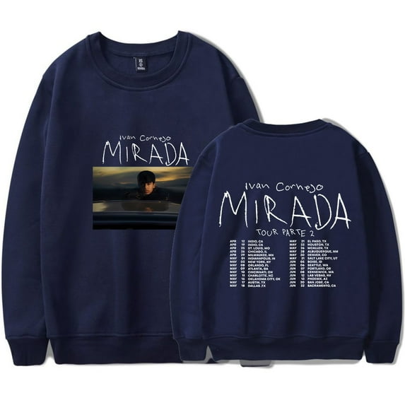Ivan Cornejo Mirada Tour 2025 Sweatshirt Women Men Casual Crewneck Long Sleeve Pullover Fashion Clothes