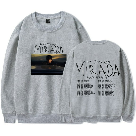 Ivan Cornejo Mirada Tour 2025 Sweatshirt Women Men Casual Crewneck Long Sleeve Pullover Fashion Clothes