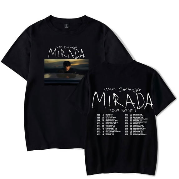 Ivan Cornejo Mirada Tour 2025 T-Shirt Women Men Casual Crewneck Short Sleeve Fashion Tee