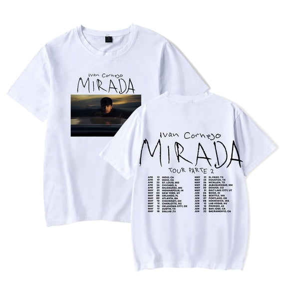 Ivan Cornejo Mirada Tour 2025 T-Shirt Women Men Casual Crewneck Short Sleeve Fashion Tee