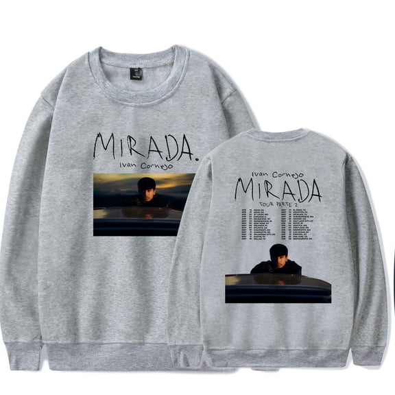 Ivan Cornejo Mirada Tour Merch Long Sleeve Crewneck Sweatshirt For Men/Women Unsiex Winter Streetwear