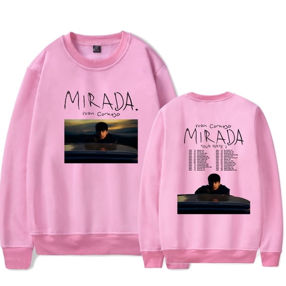 Ivan Cornejo Mirada Tour Merch Long Sleeve Crewneck Sweatshirt For Men/Women Unsiex Winter Streetwear